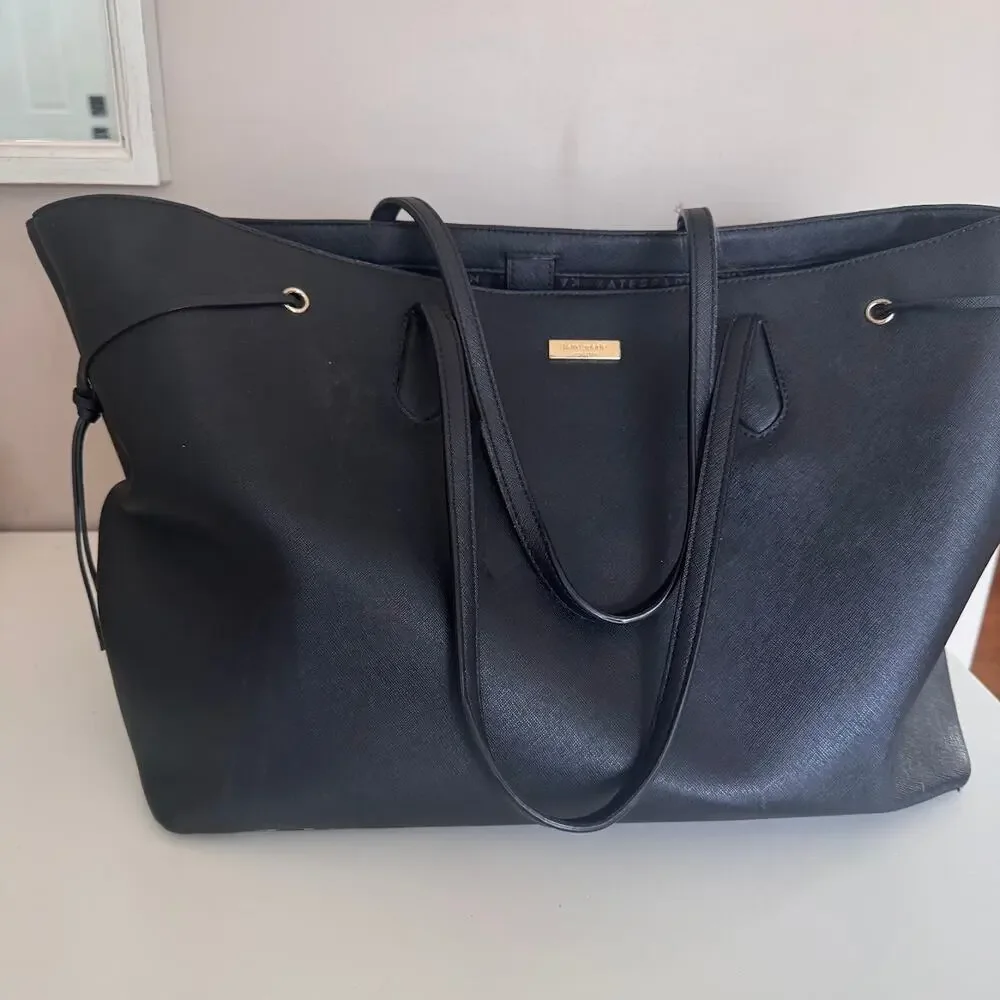 Kate Spade Laurel Way Ari Tote Black Saffiano Leather Large - READ DESC.